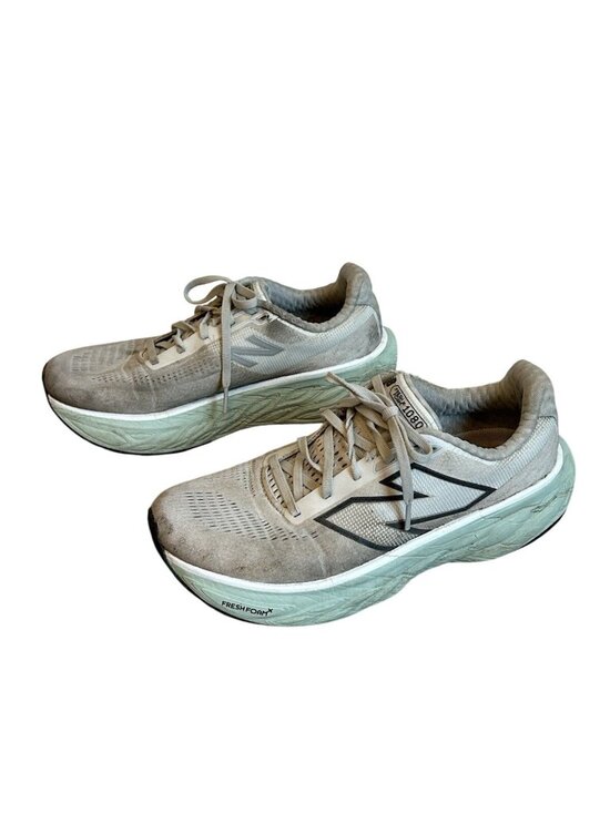 New Balance Shoes - New Balance Fresh Foam 1080 Womens Size 9 Mint Running Shoes Used Sneakers Lace